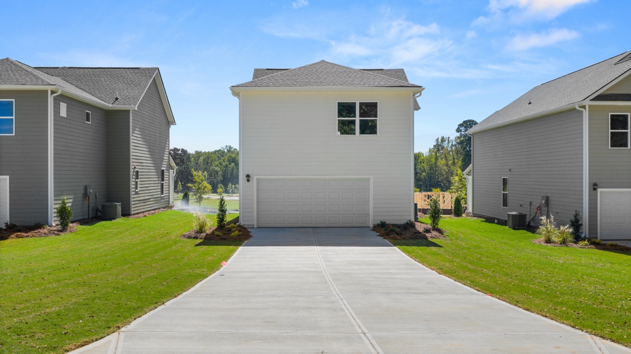 single family two story rear
