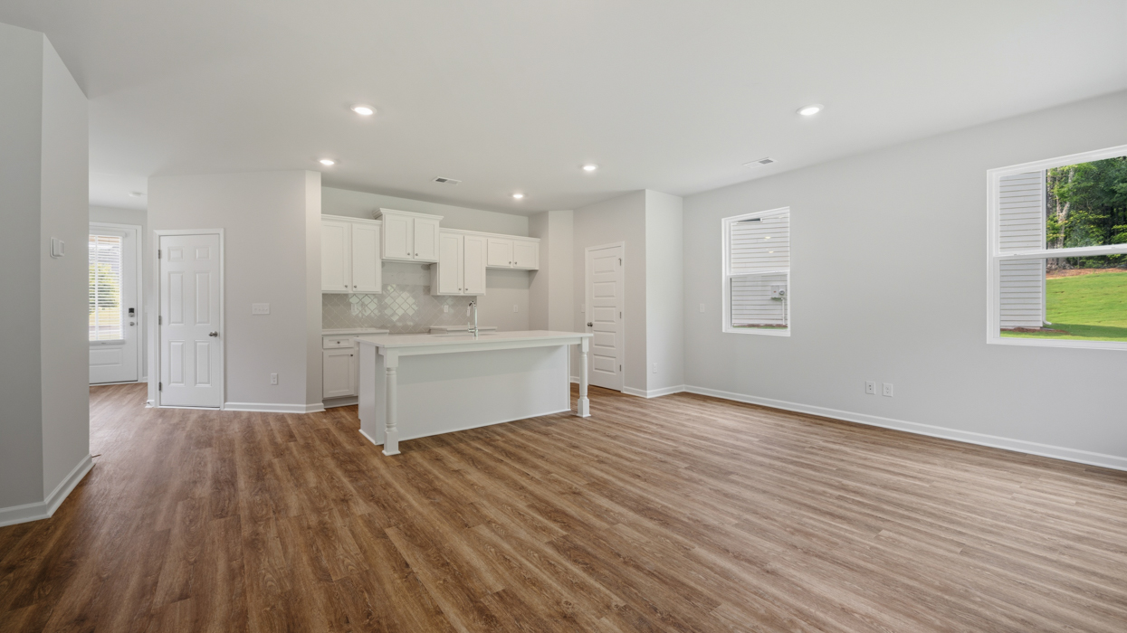 kitchen dining and family room