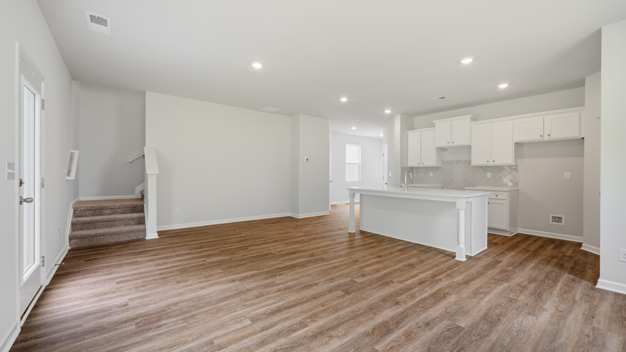 kitchen and dining