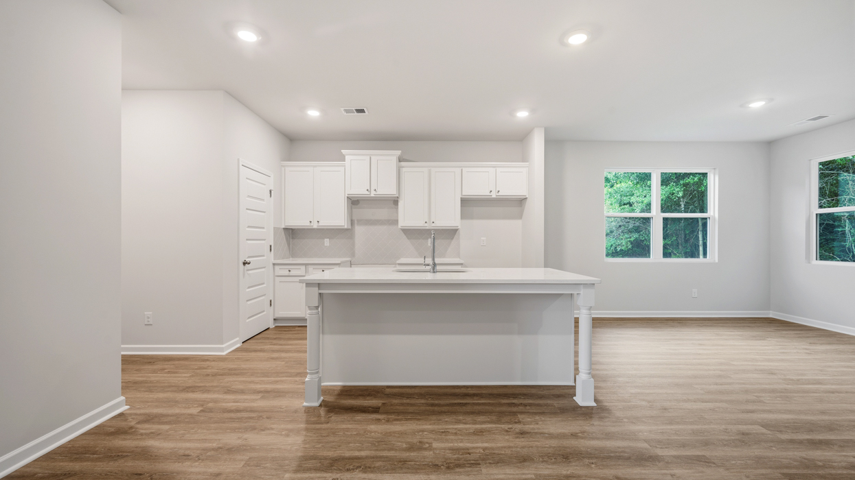 kitchen and dining room