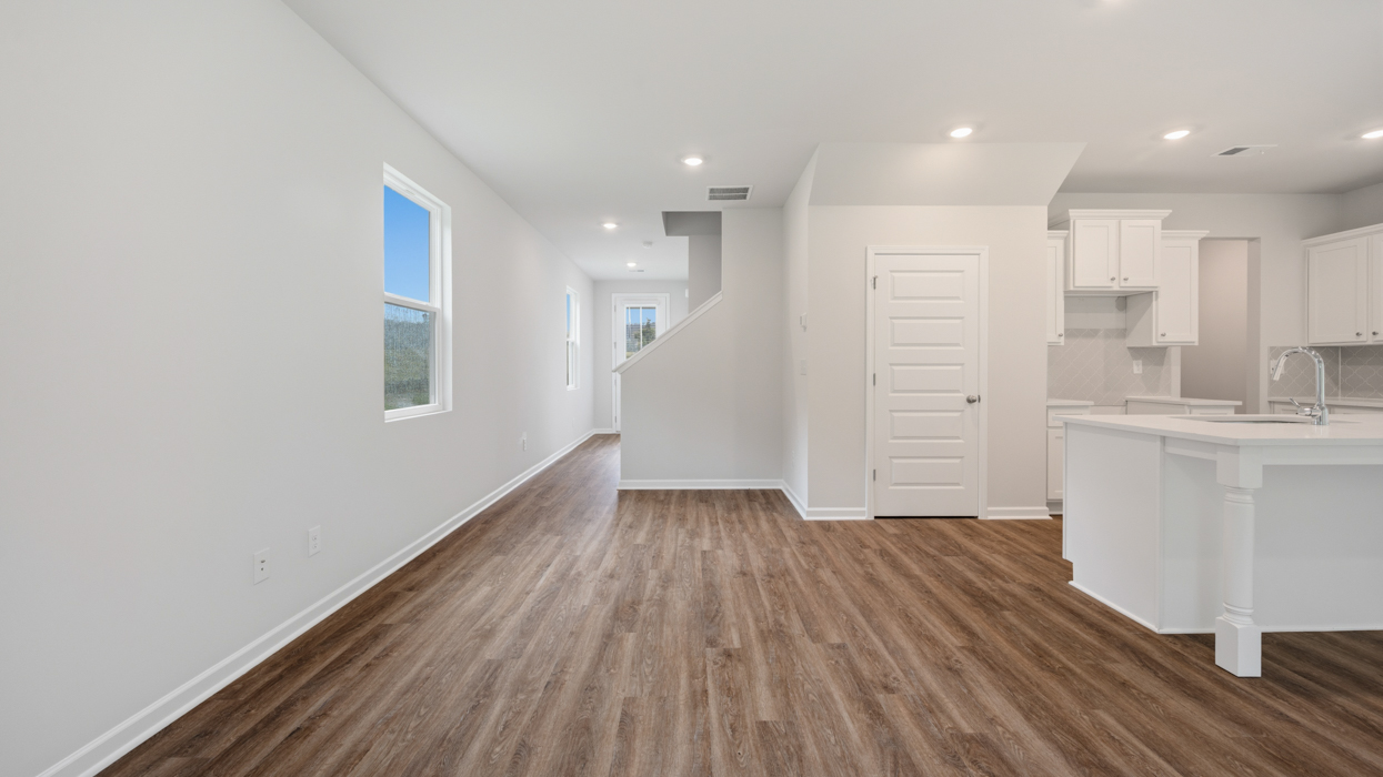living room ad kitchen