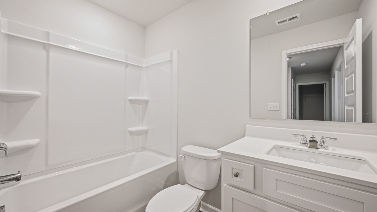 bathroom with single sink