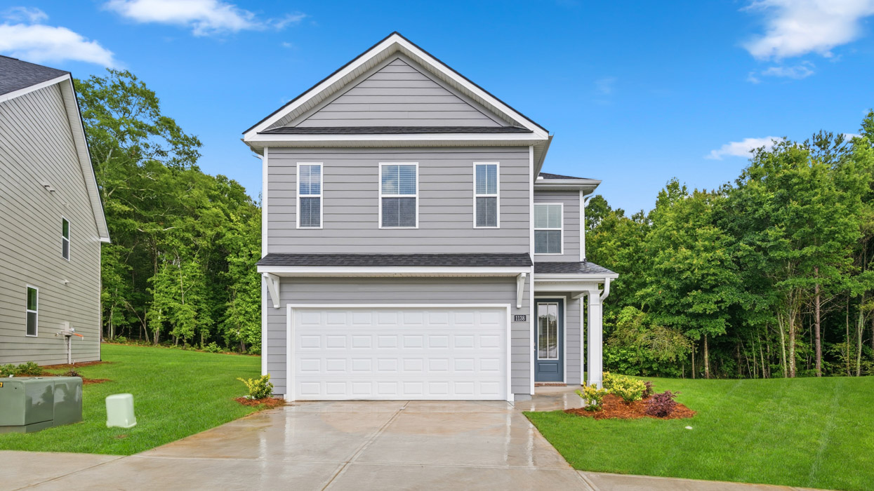 single family two-story front