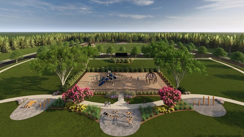 Brookland Commons amenity area