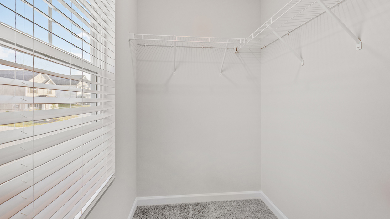 walk in closet in bedroom 3