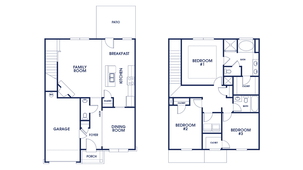 3 bedroom 2.5 bath home