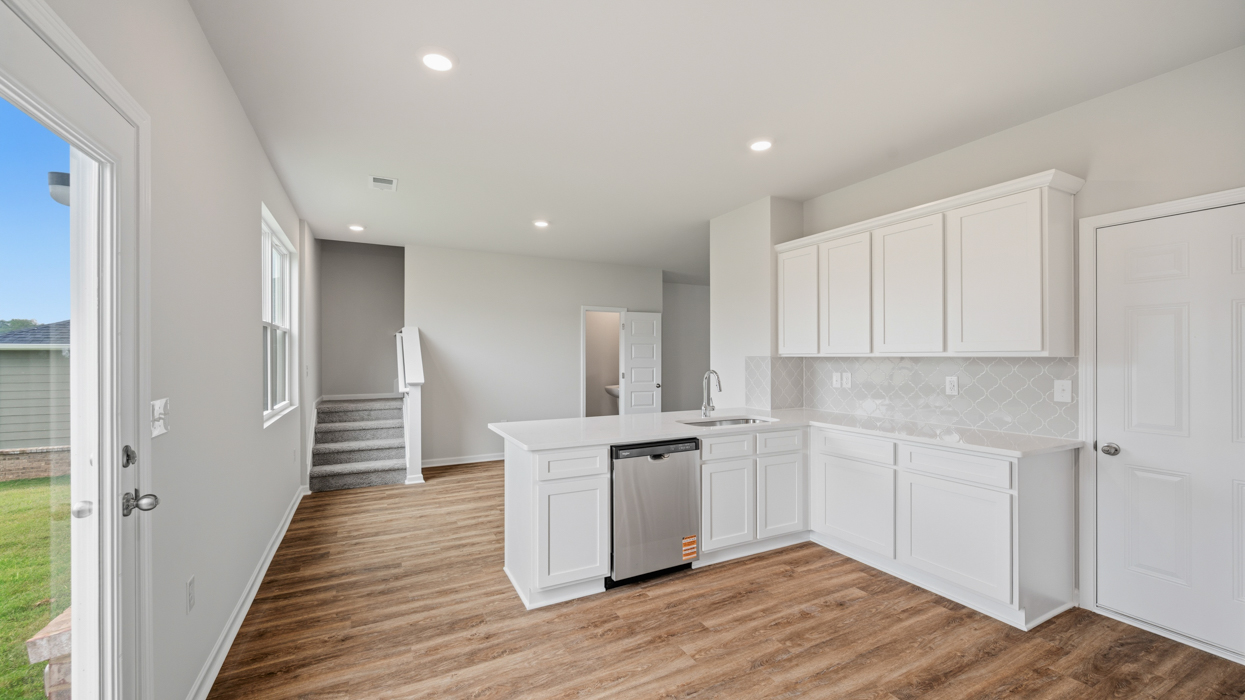 kitchen to dining room