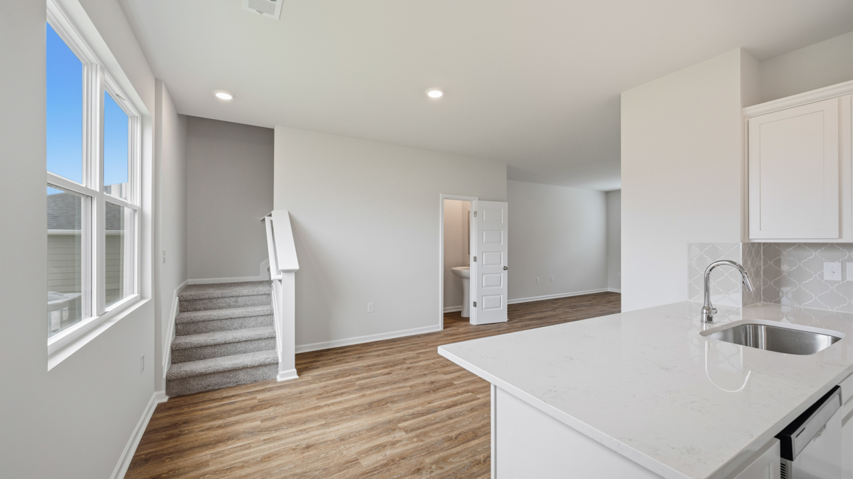 kitchen to great room