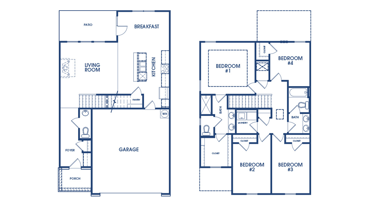 blue floor plan