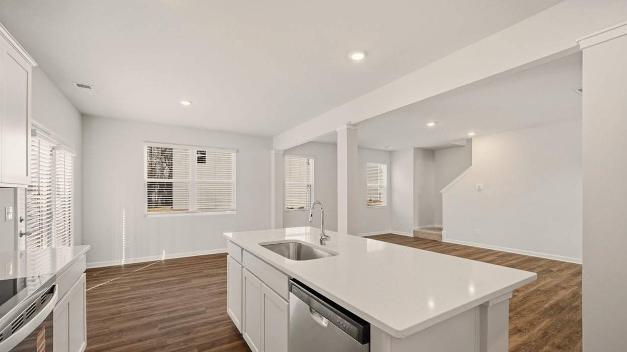 Kitchen with island