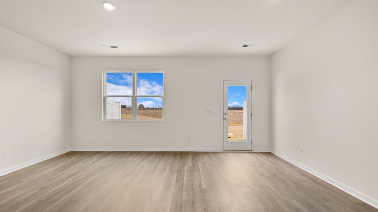 living and dining room