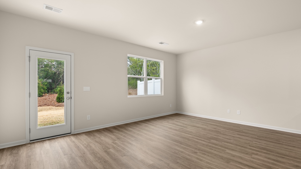 living and dining room