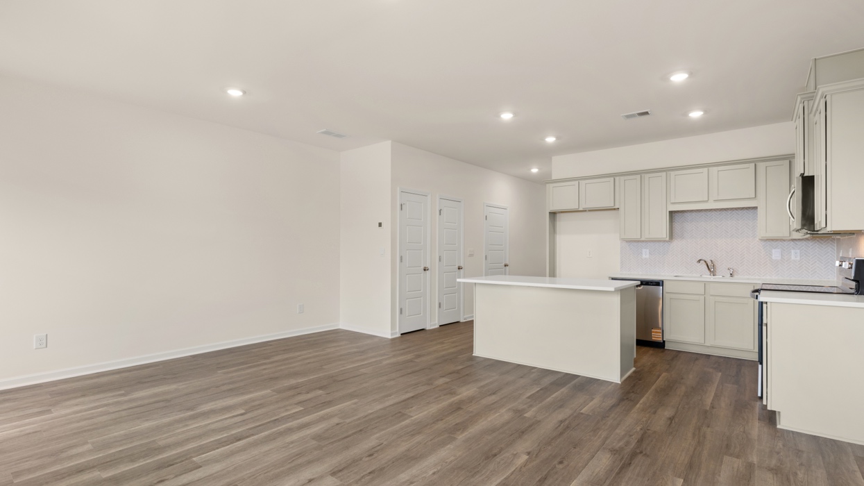 dining room and kitchen
