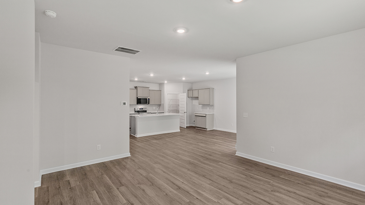 angled living room