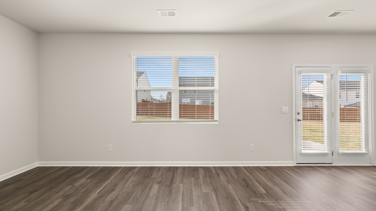 living room with natural light