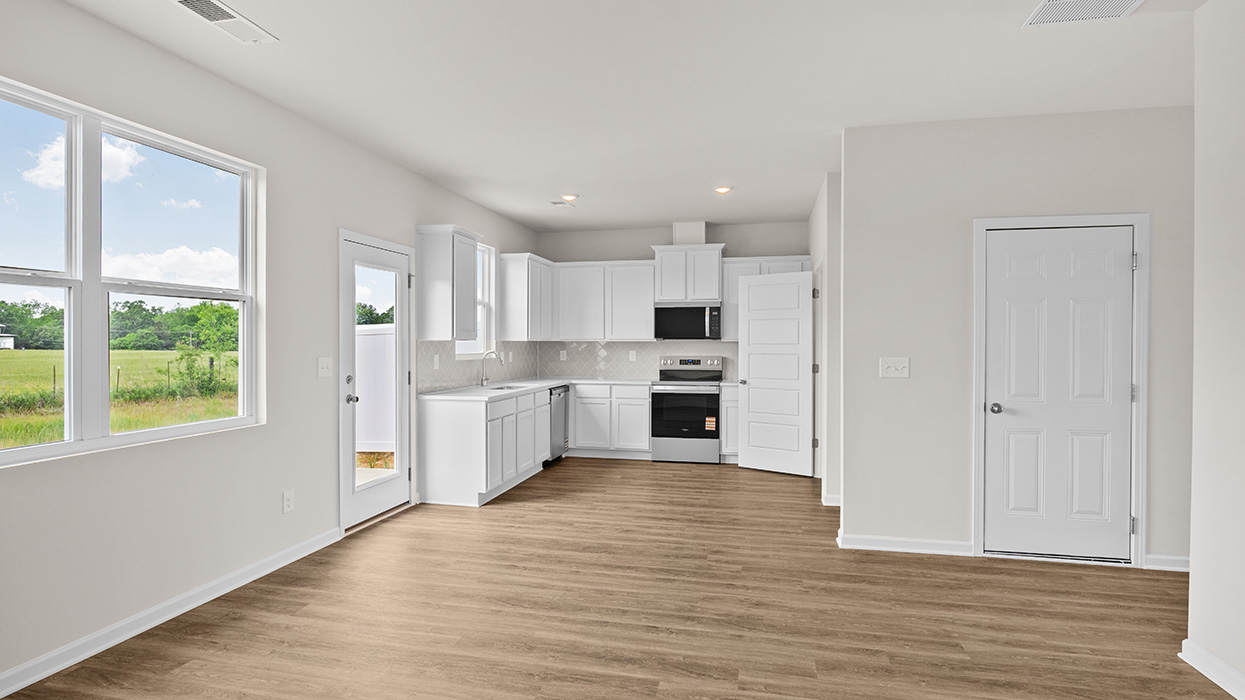 kitchen from living room