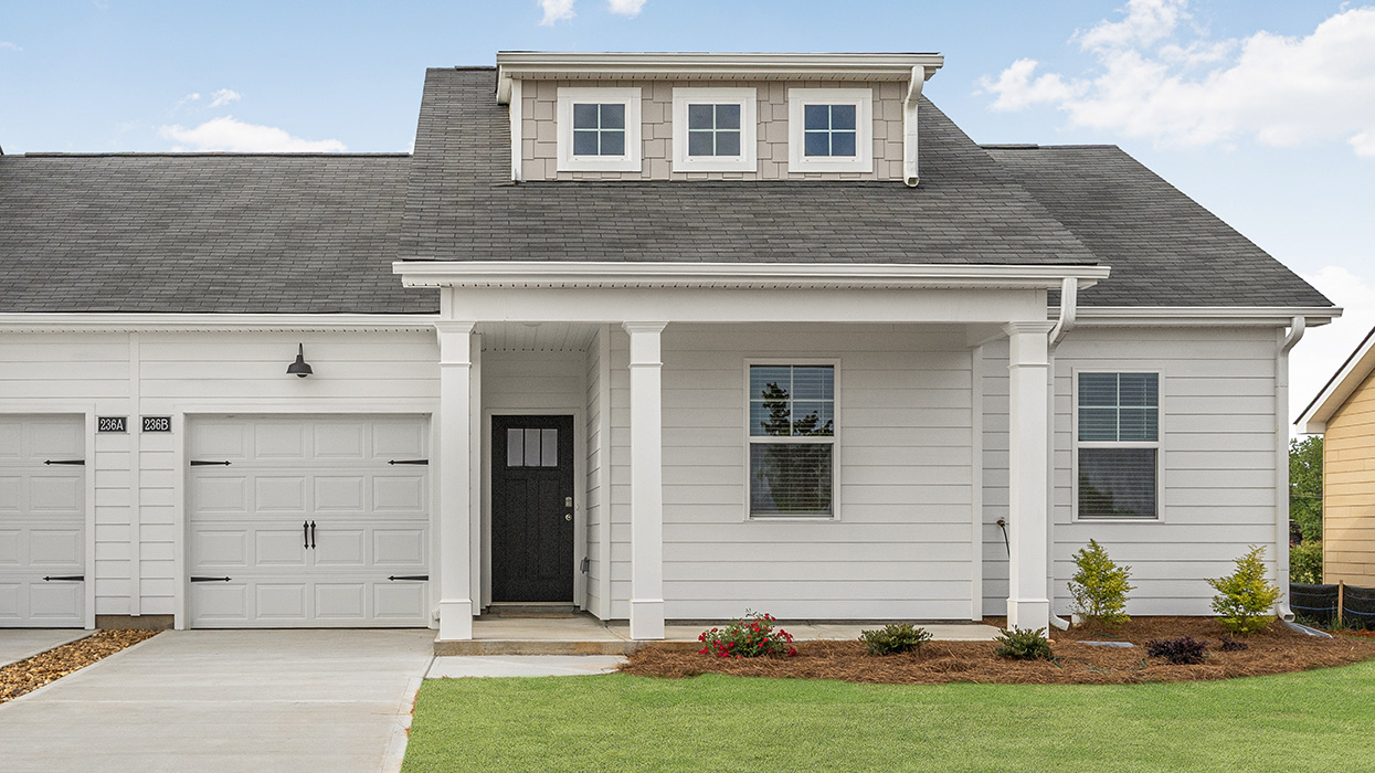 Right Side pair duplex gray exterior