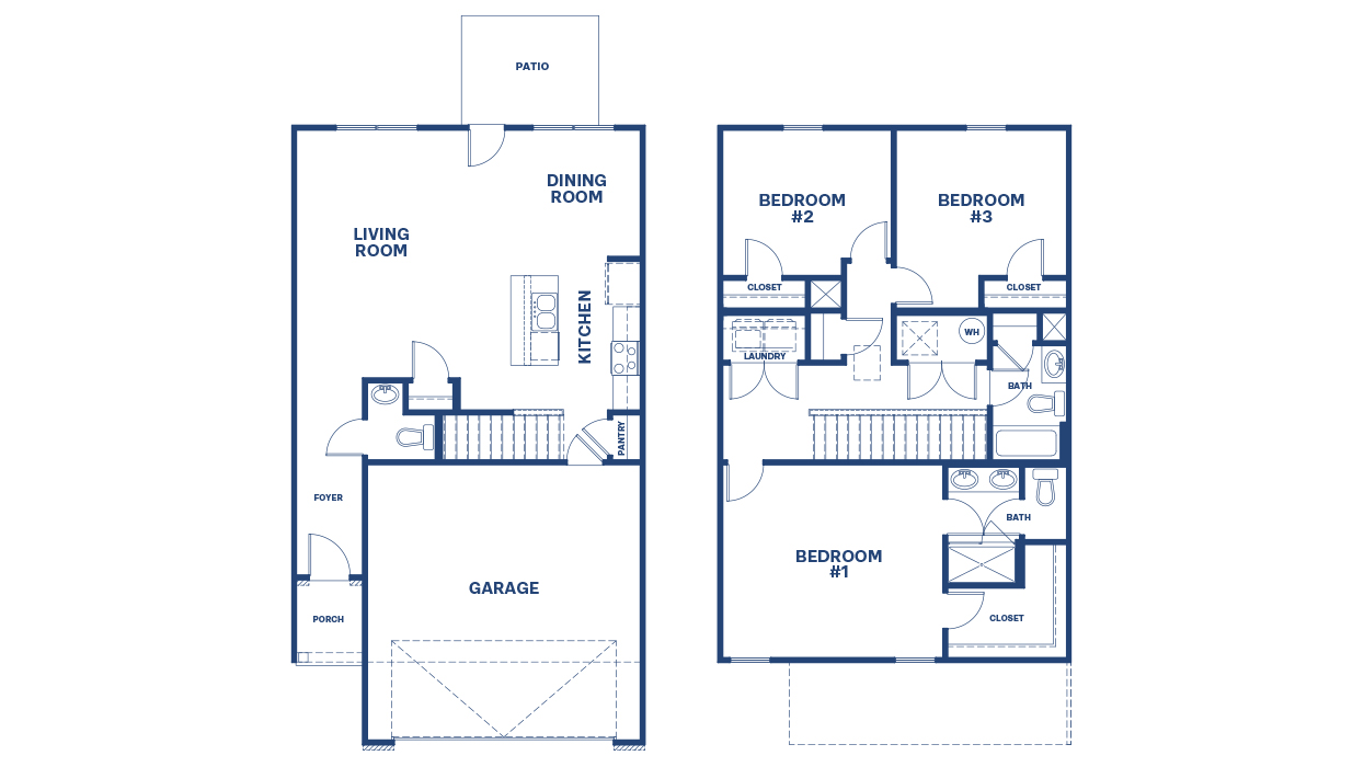 blue floorplan