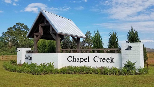 Chapel Creek Entrance