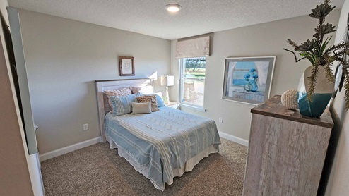 One of the additional bedrooms