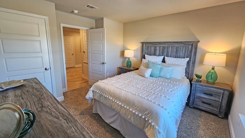 One of the secondary bedrooms