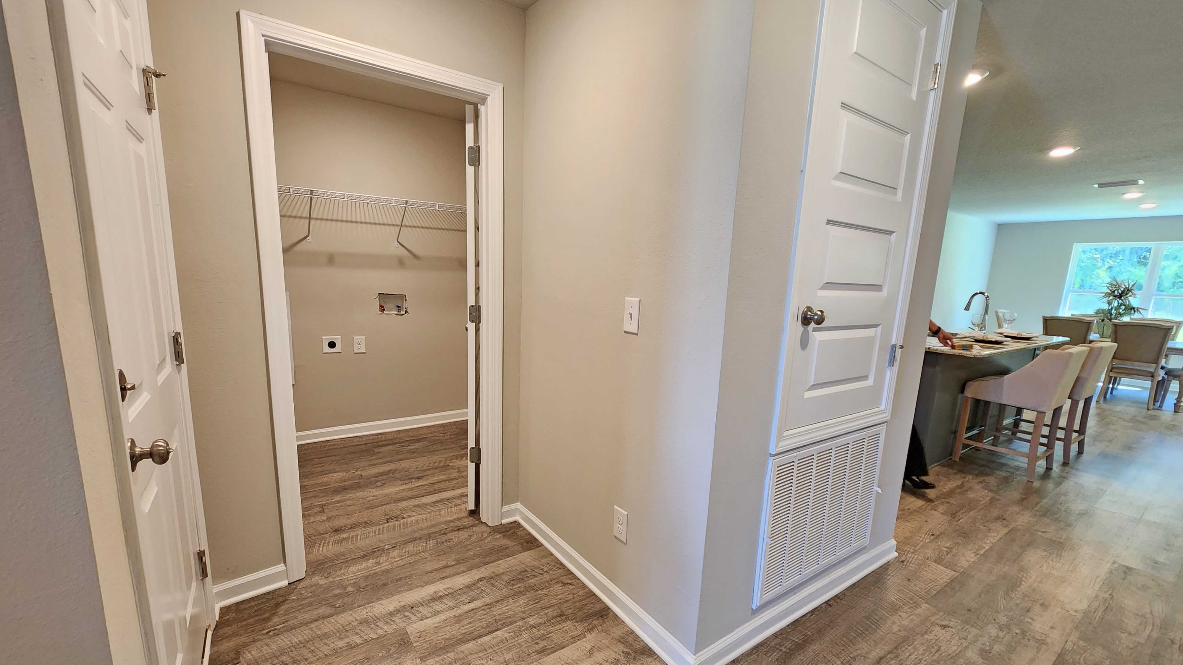Entrance into home and closets