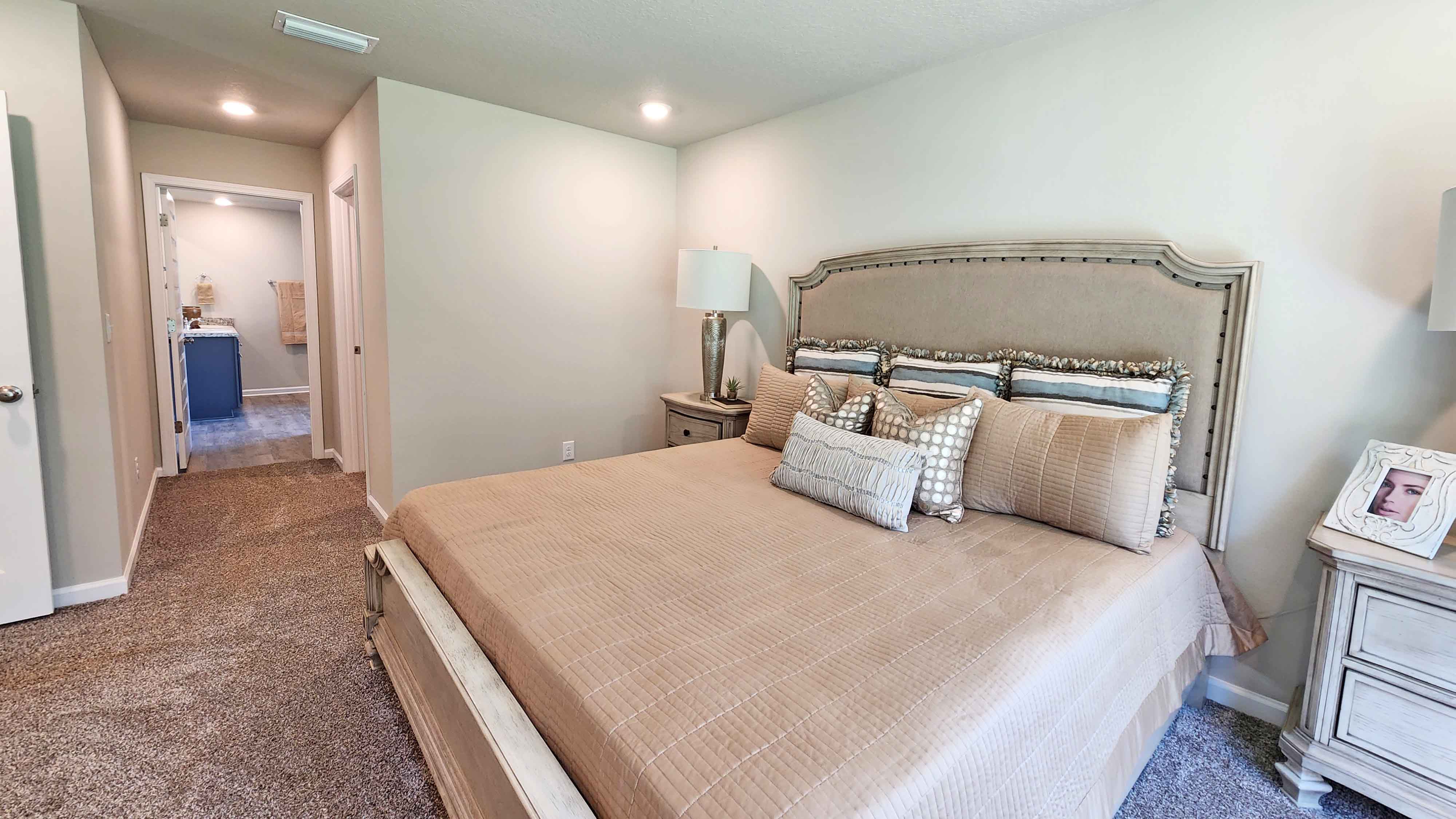 Bright and big windows inside the primary bedroom suite