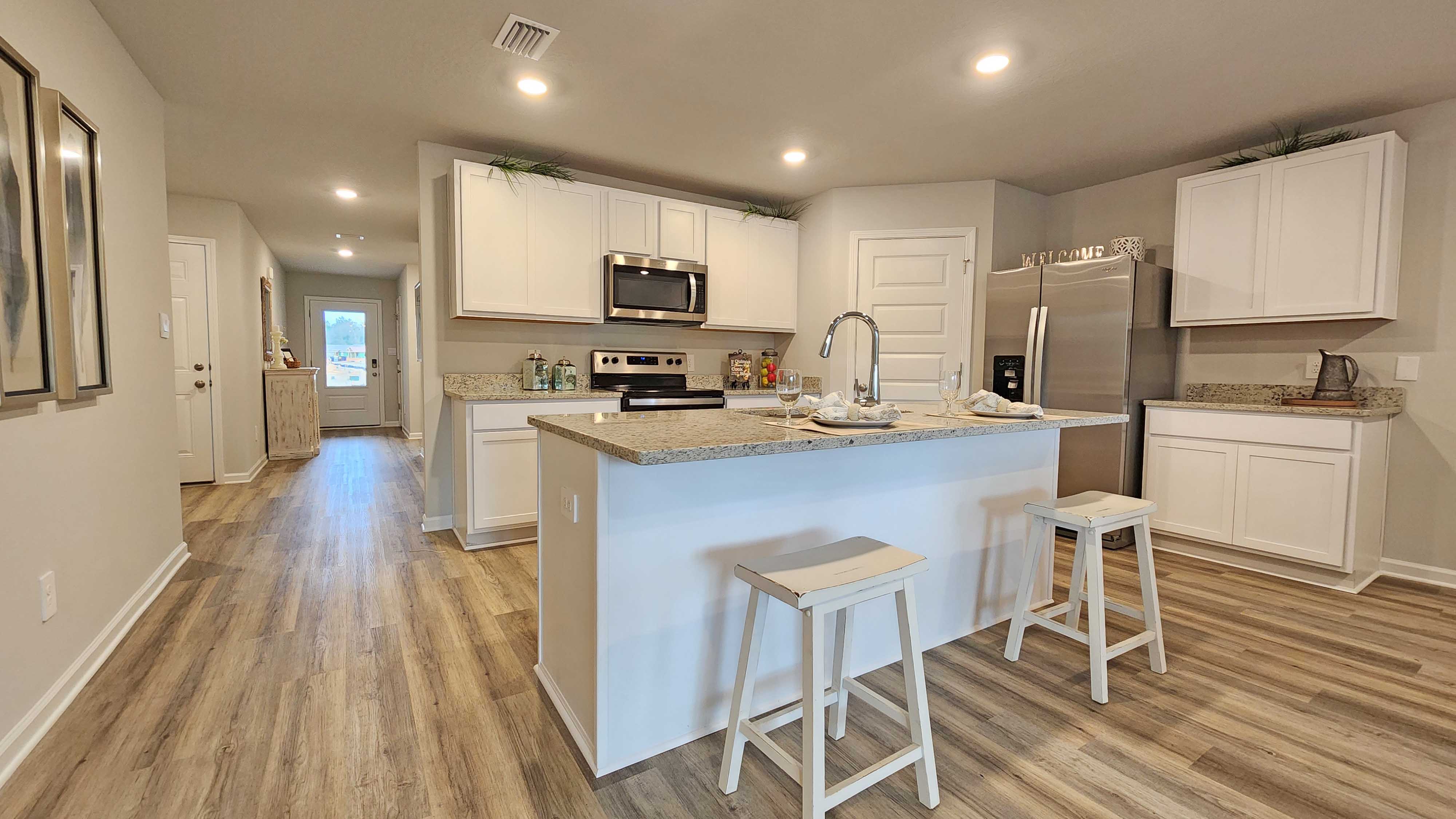 Kitchen inside the Cali