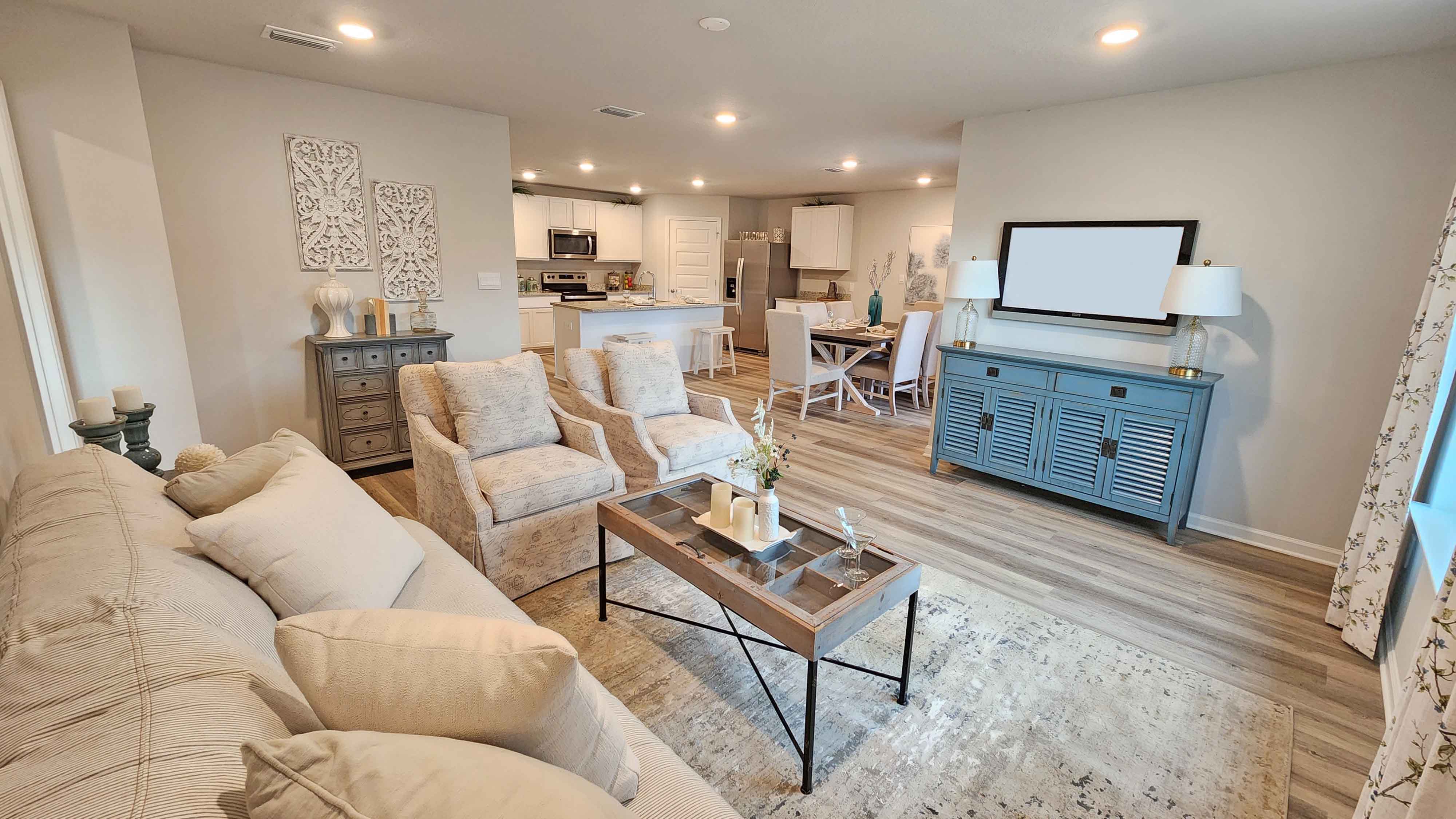 Spacious living area