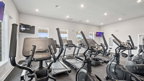 The gym at Heritage Lake Pool.
