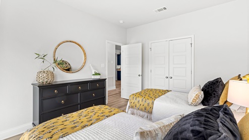 Guest bedroom in a new home in Mobile, Al.