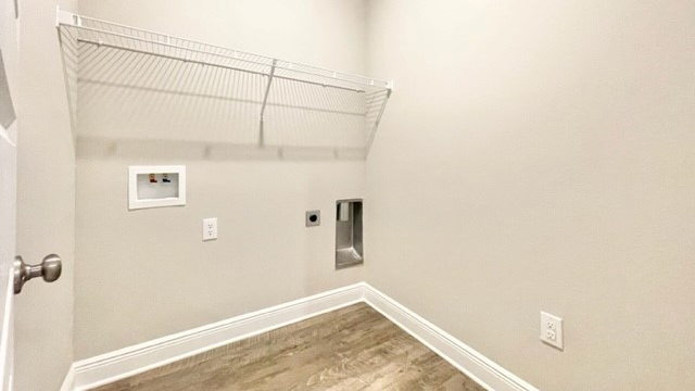 Laundry room in a new home in Mobile, AL.