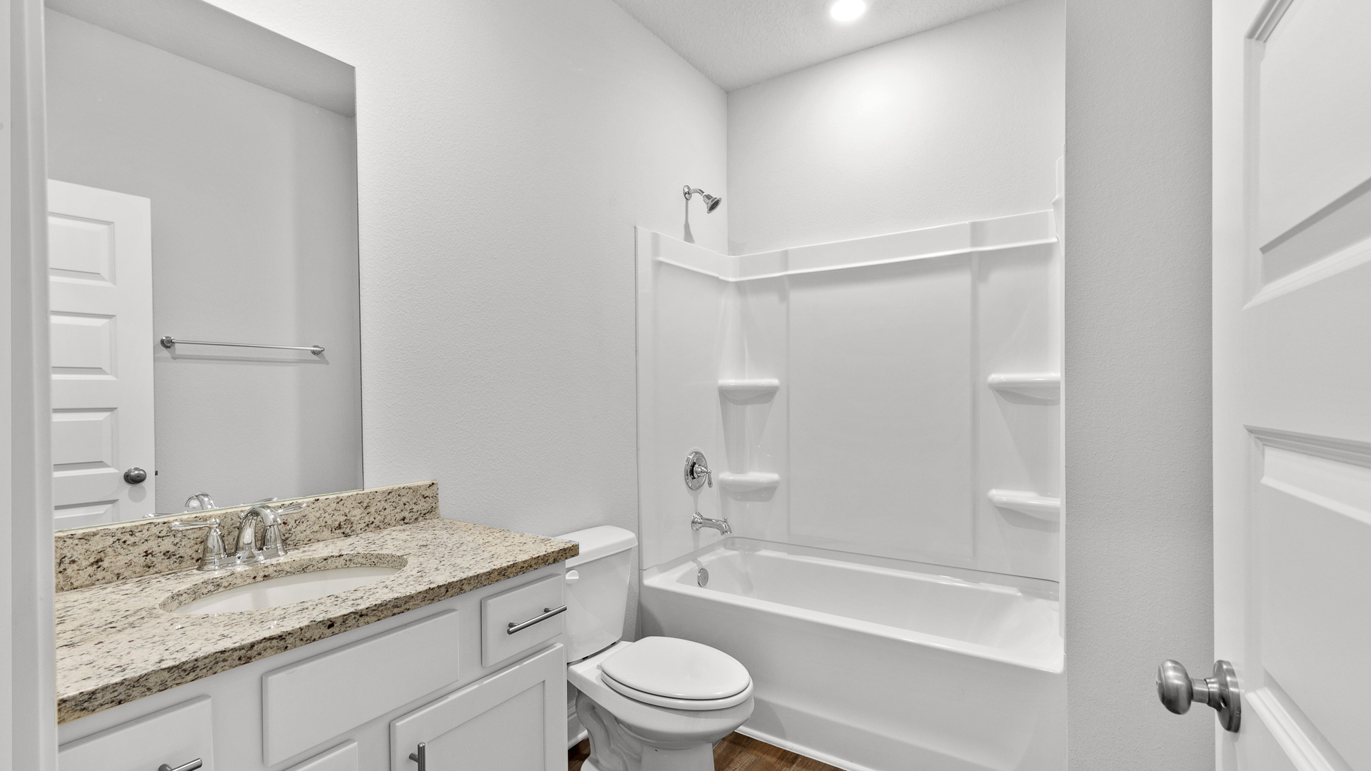 Guest bath in the Oakley floorplan in Mobile, AL.