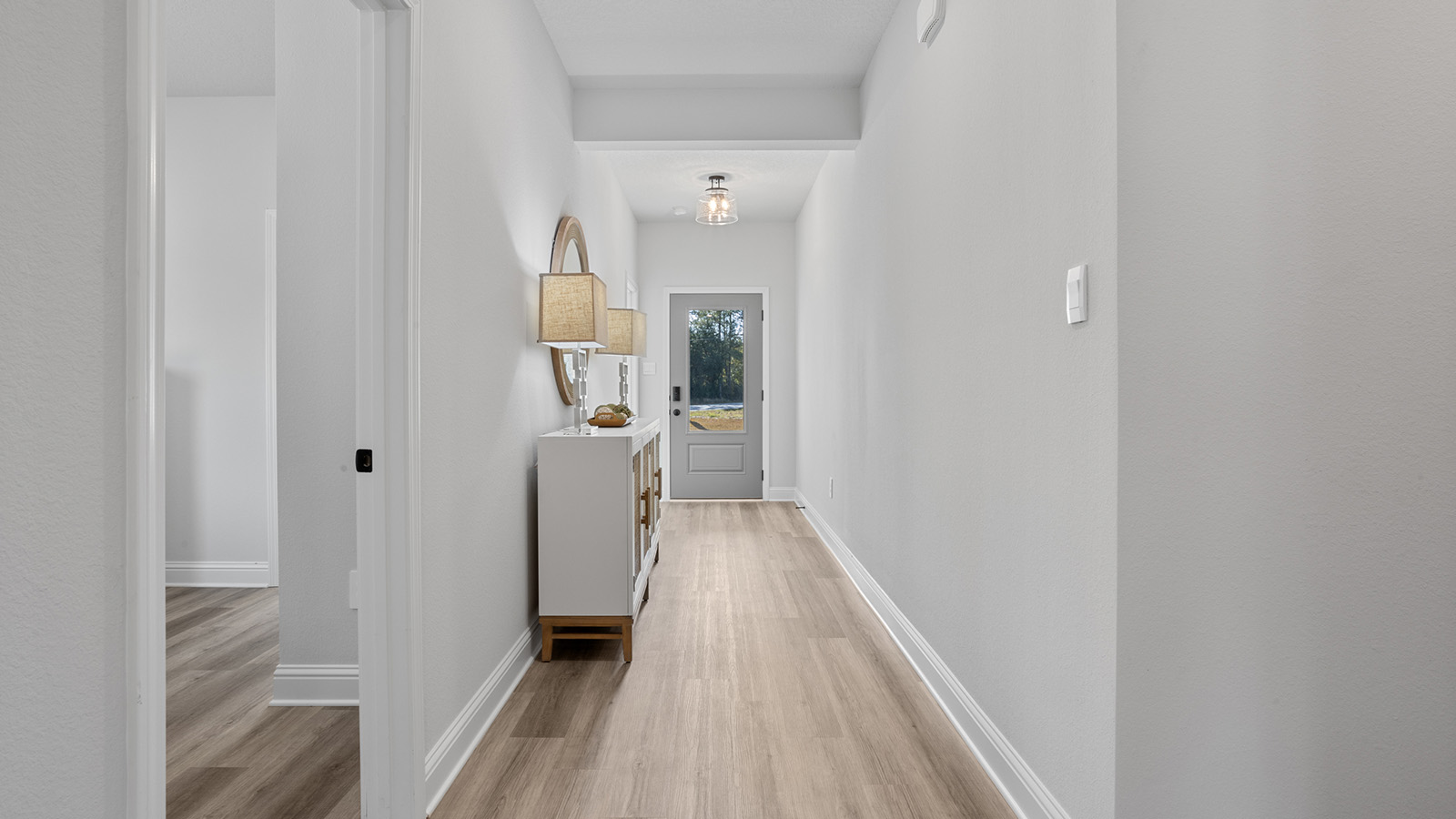 Bright and airy hallways