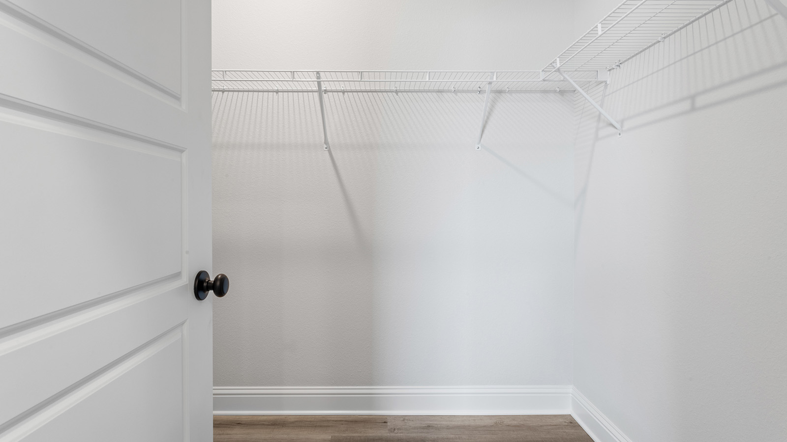 Bright and airy closet