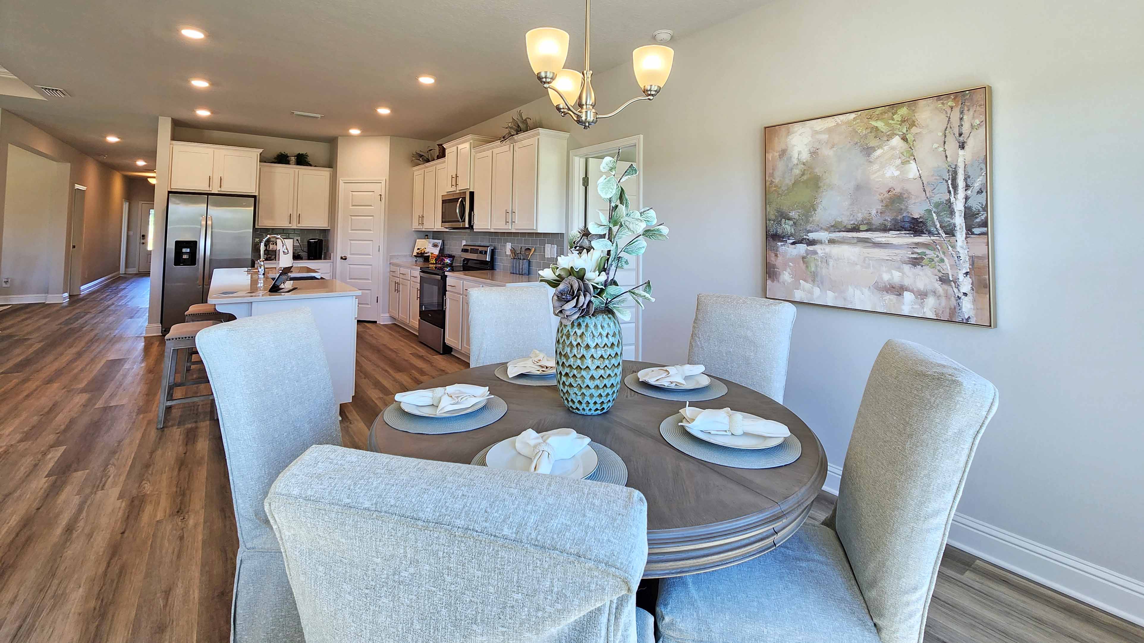 The Camden breakfast nook in Heritage Lake.