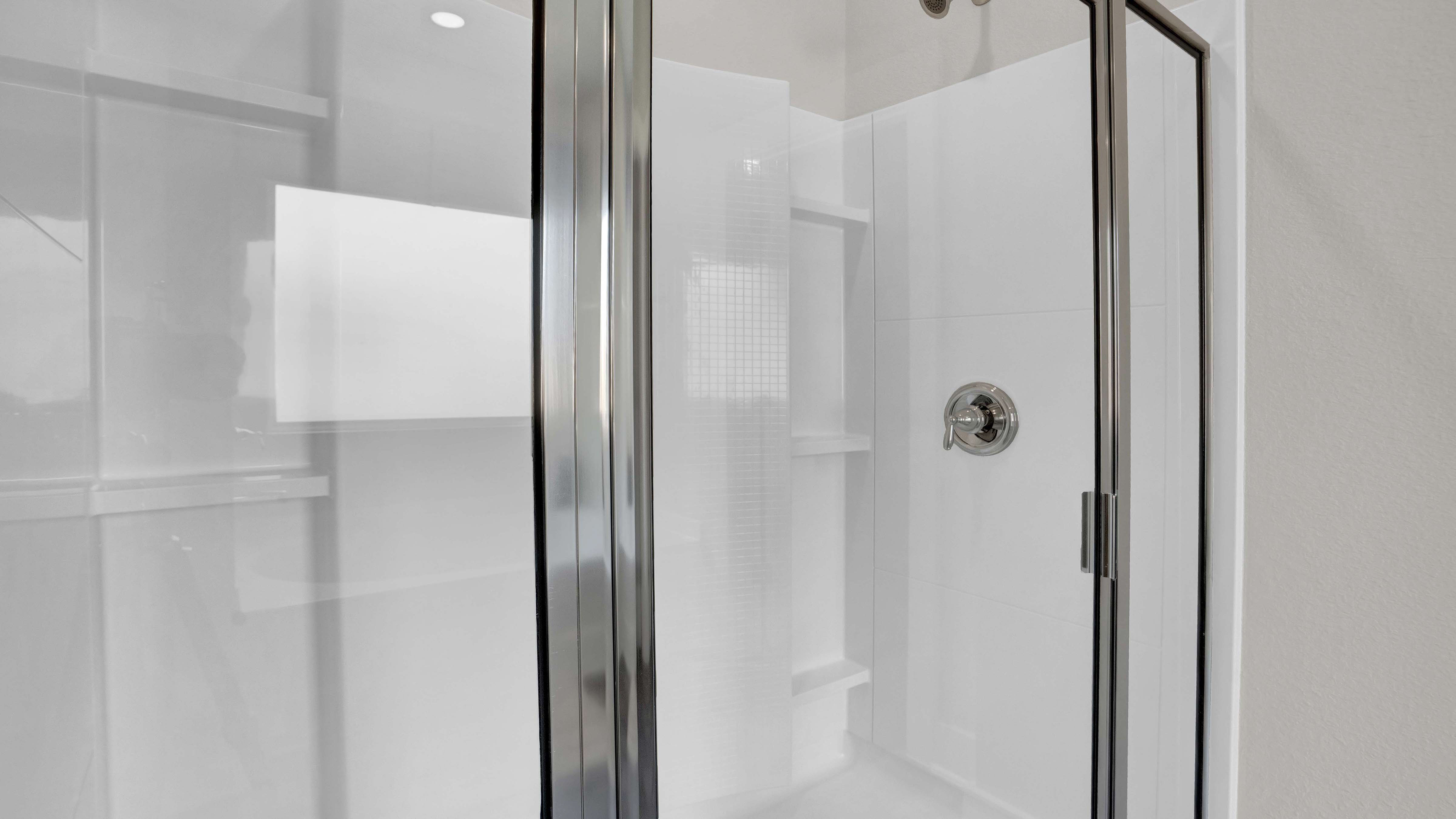 Elegant shower in a new home in Mobile, Al.