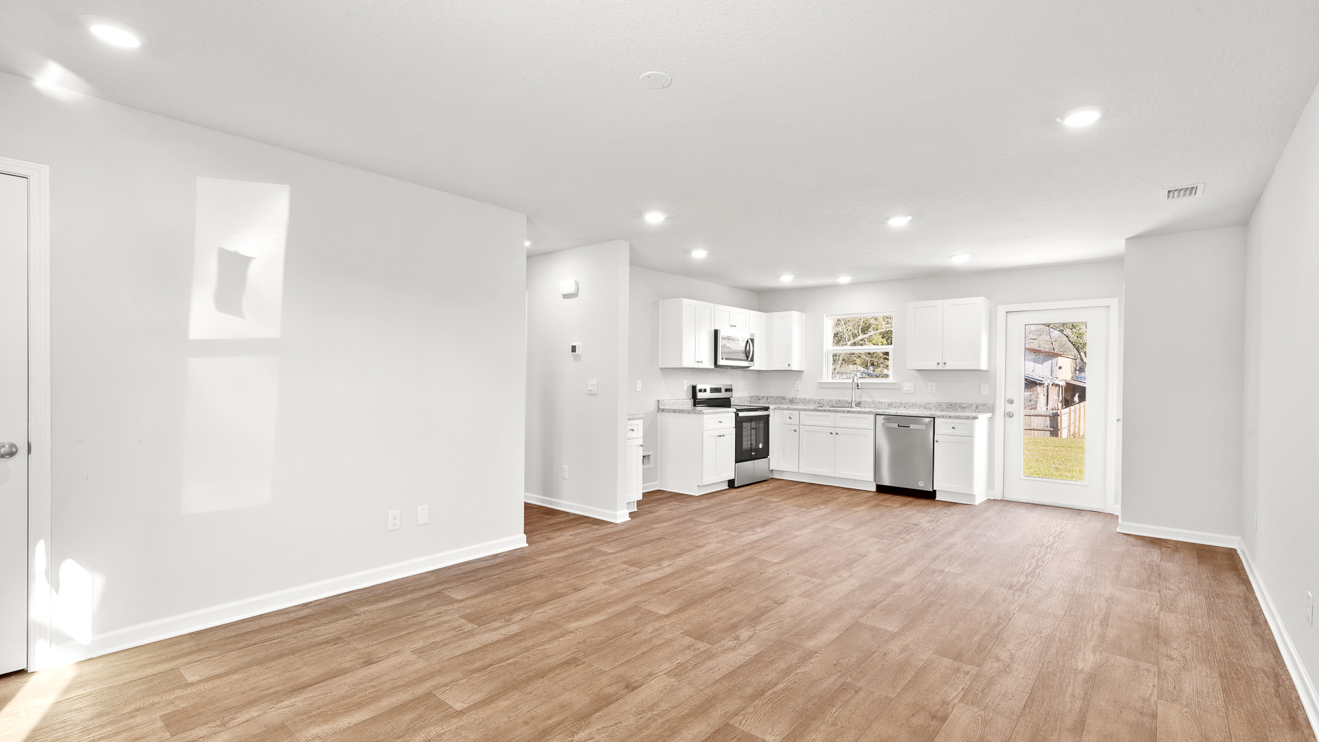 Bright and airy main area inside the Allanton