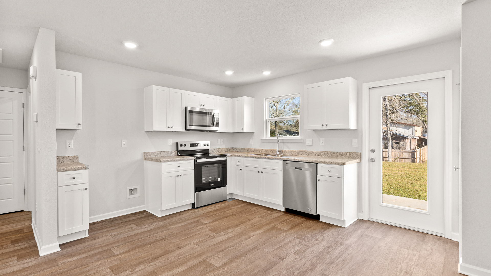 Sleek kitchen inside the Allanton