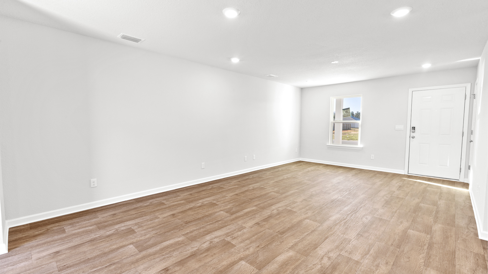 Open floor layout inside main area of Allanton