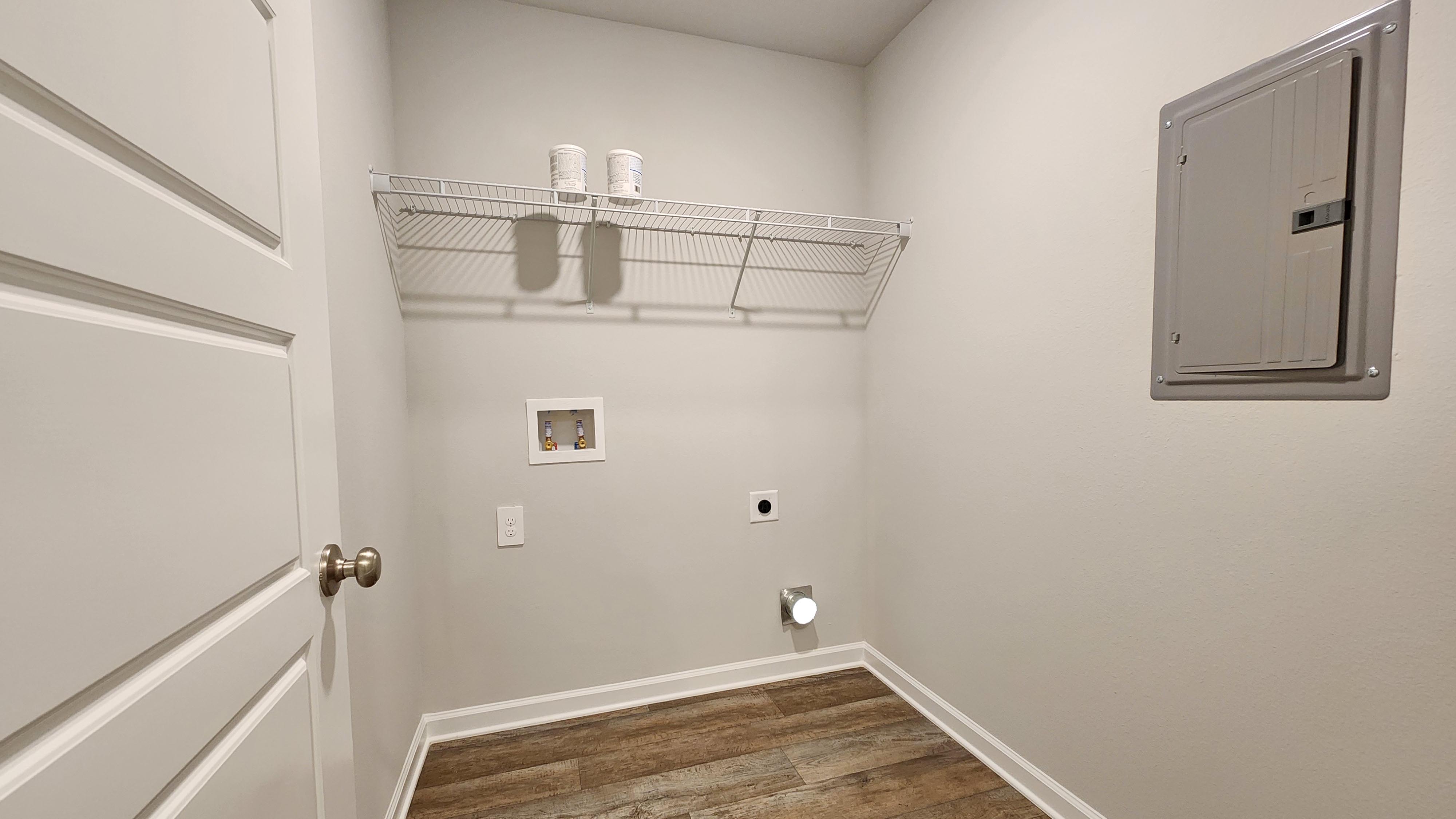 The Sullivan laundry area.