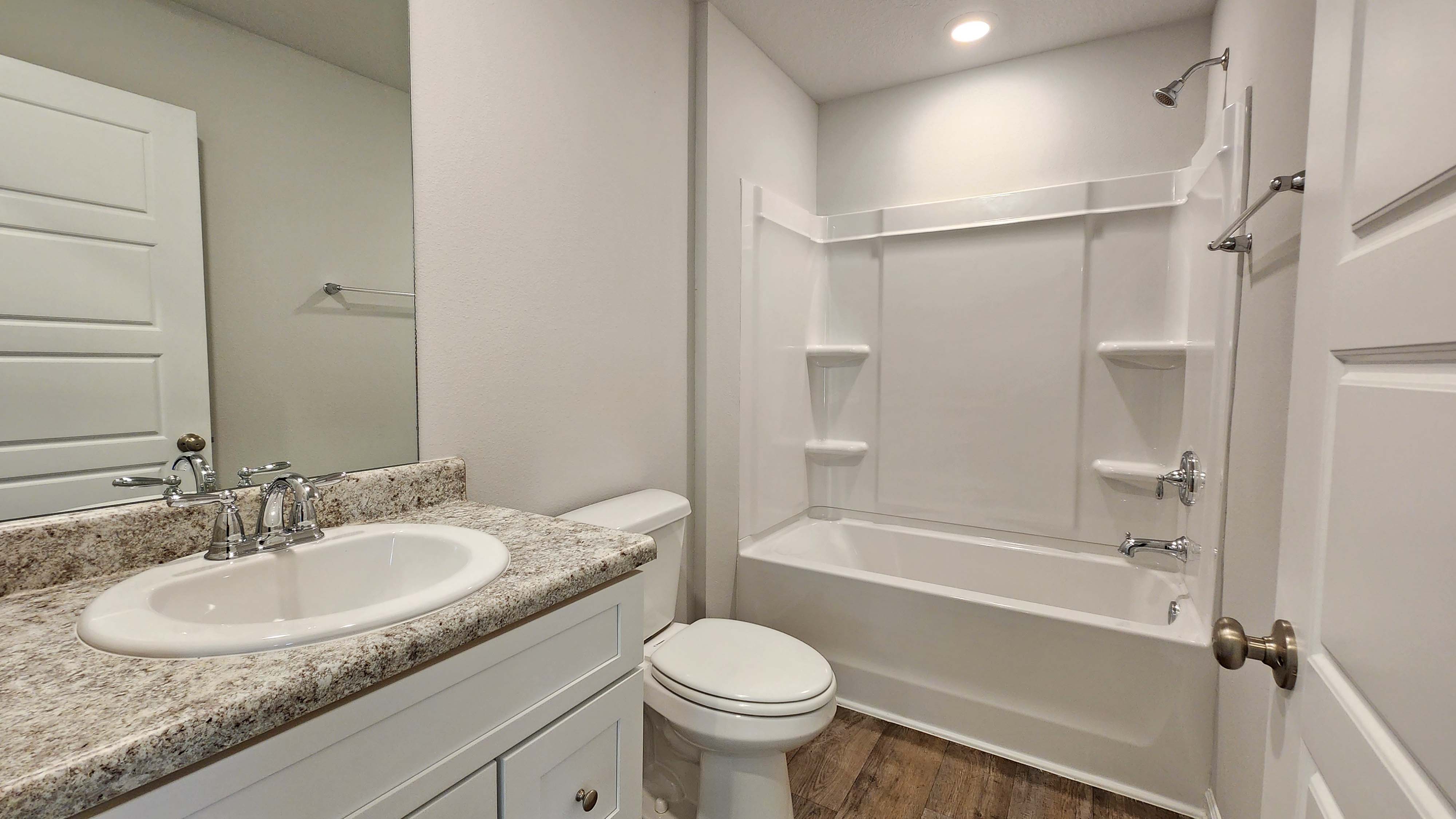 The Sullivan ensuite. with shower/tub combination.