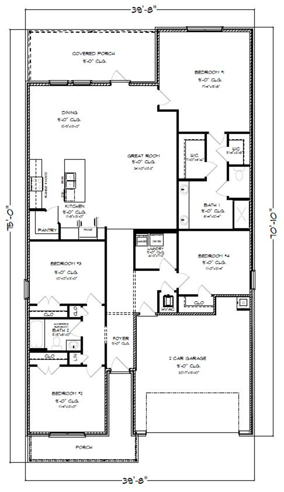 The Delray C floorplan