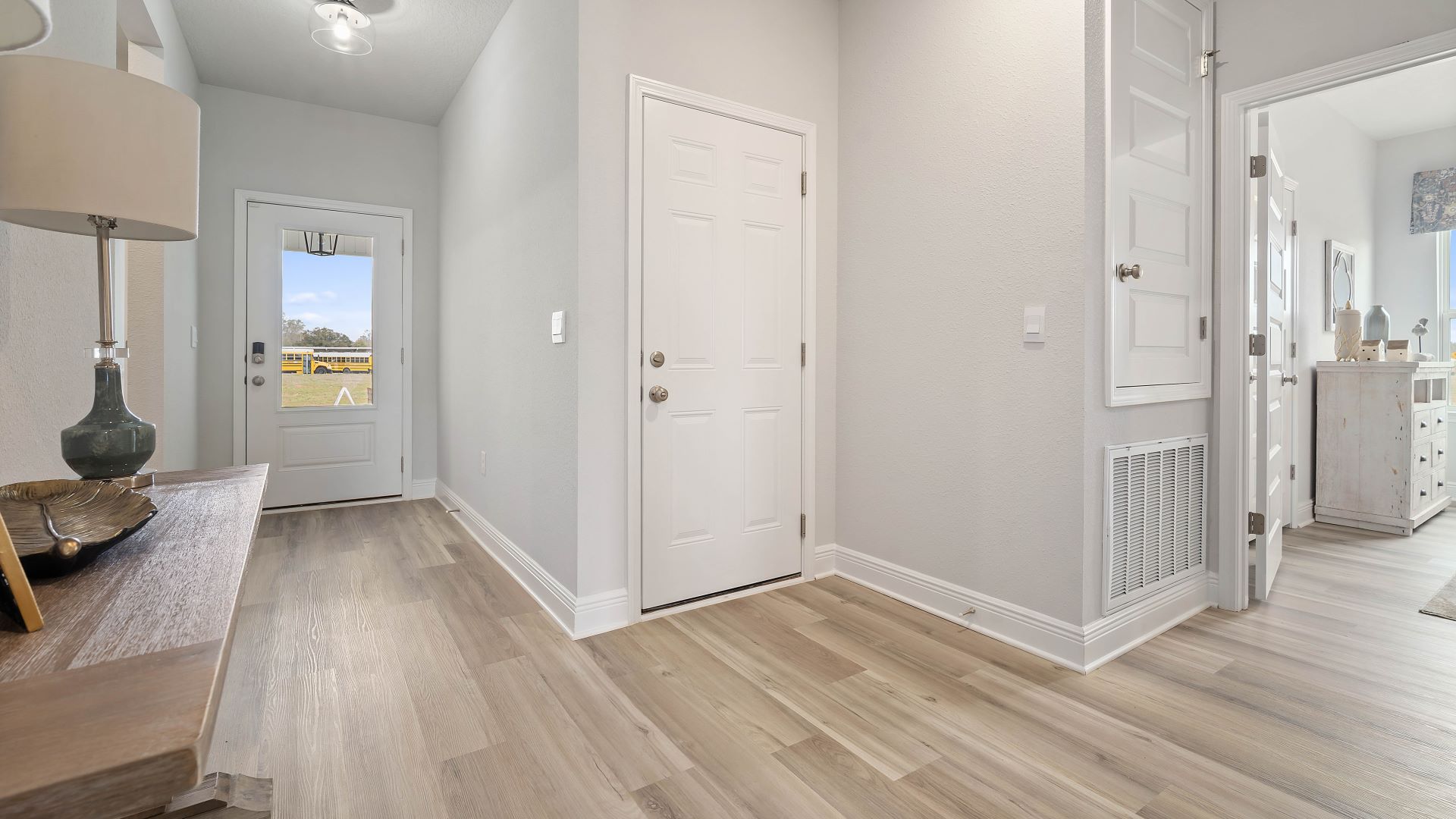 Open concept entryway