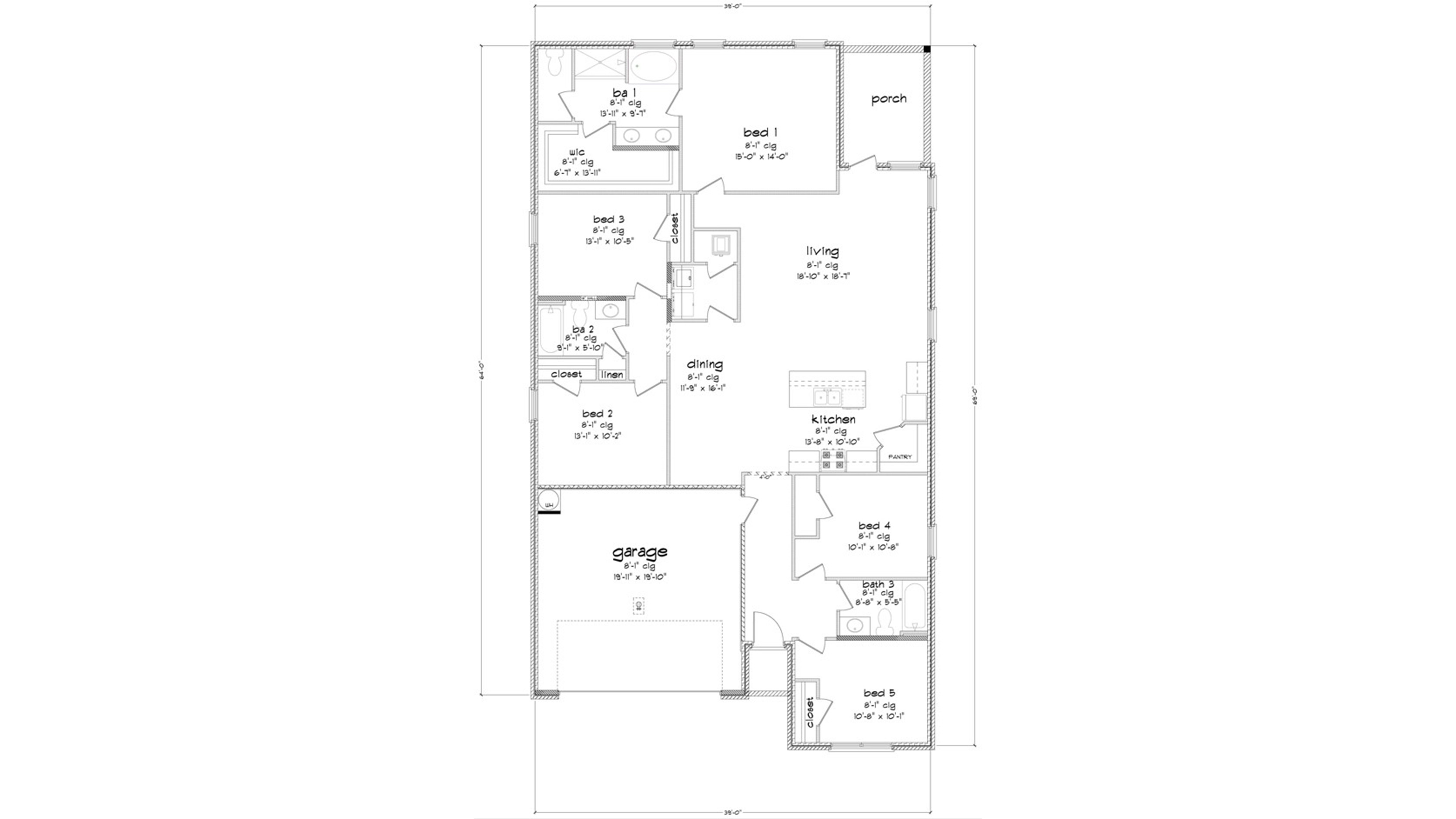 Lakeside A Floor Plan