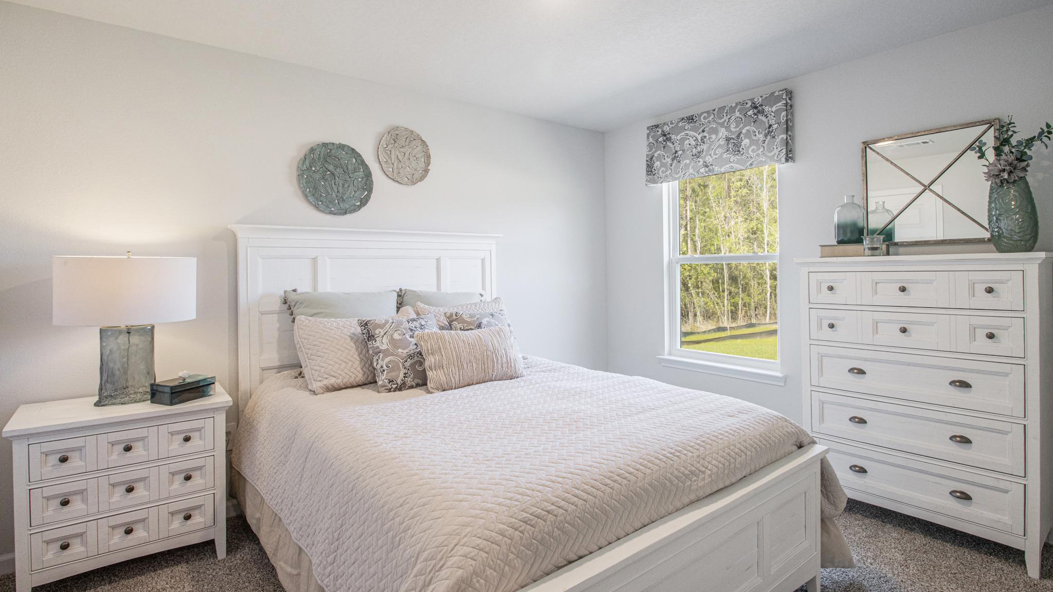 Bedroom with window.