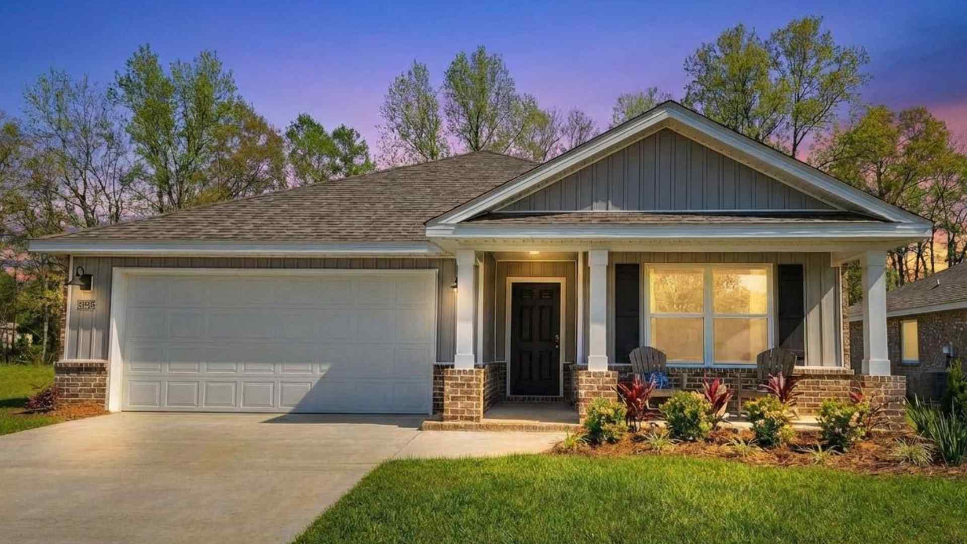 The Aria model home at Rossfield in Mobile, Alabama