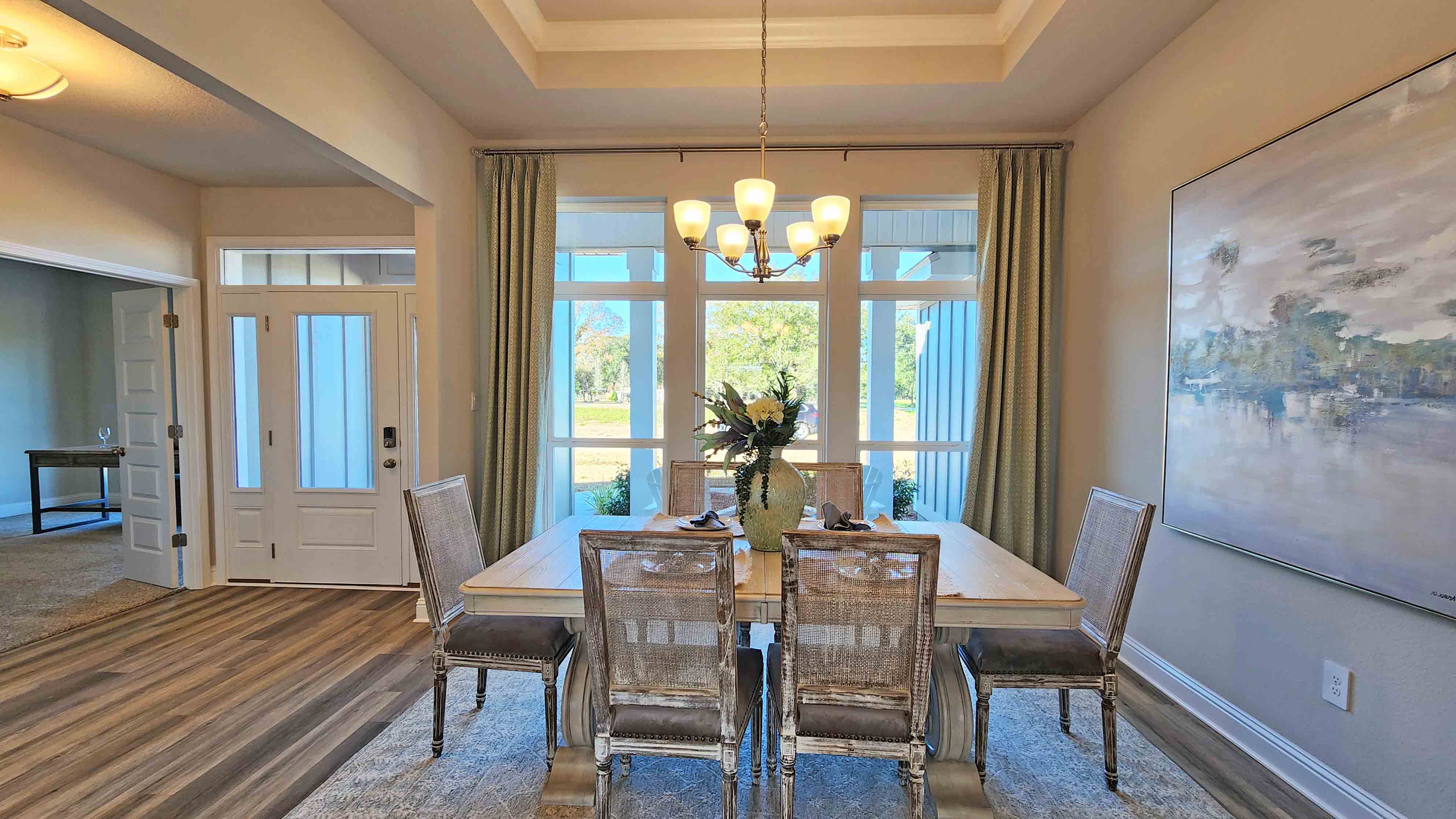 Bright and welcoming dining area