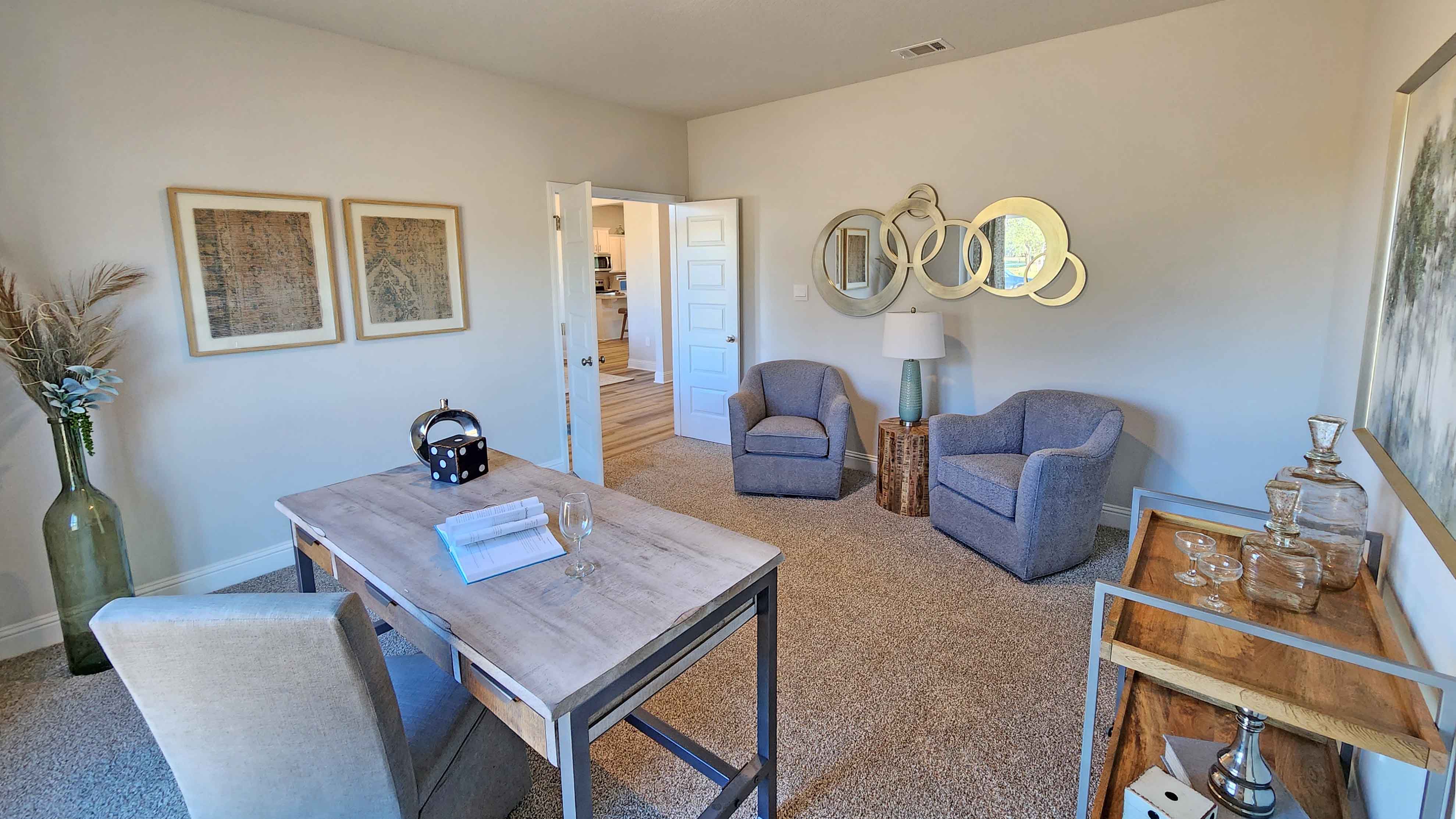 Living area inside the Emma