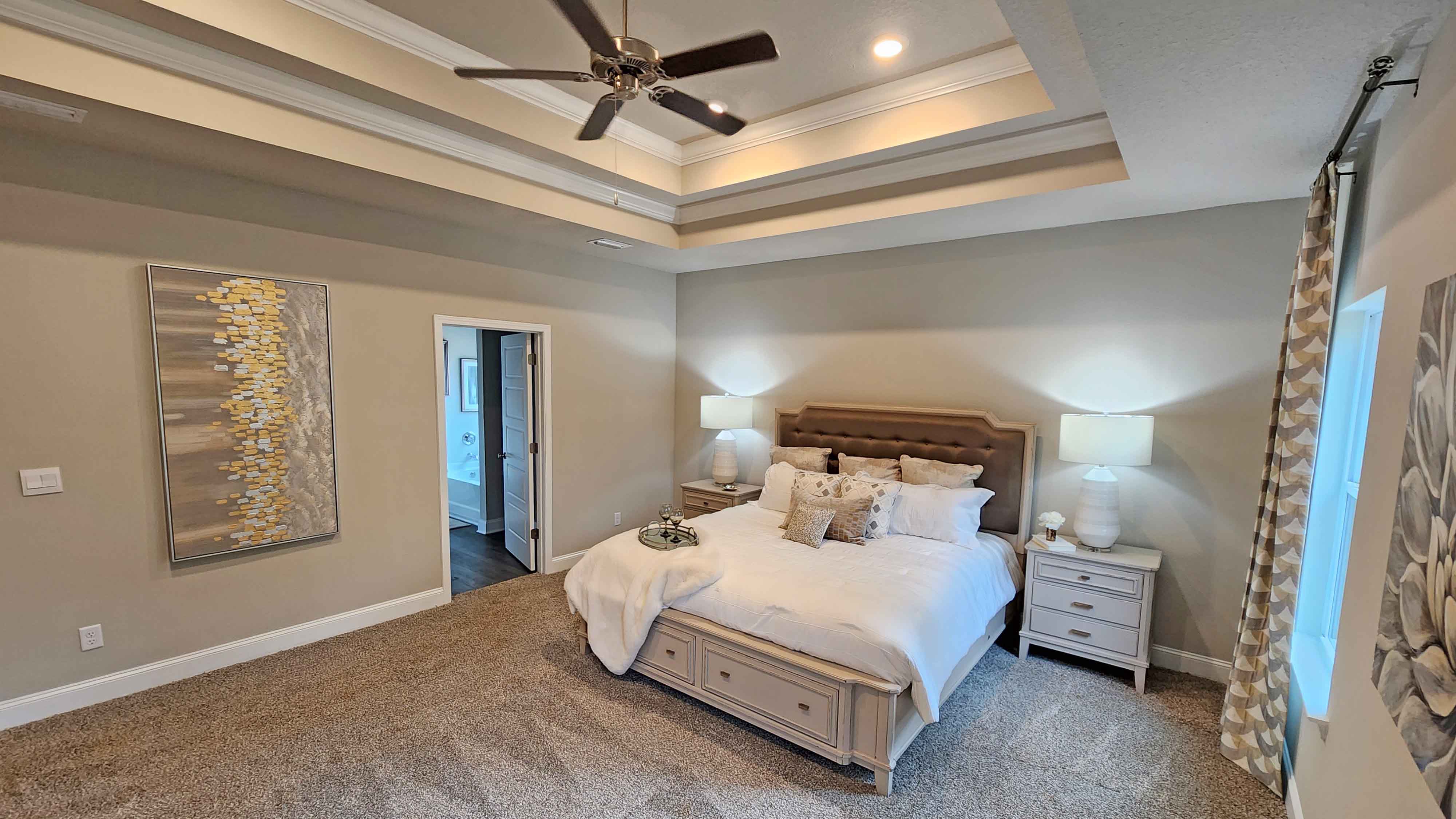 The Katherine primary bedroom at Hamilton Ridge.